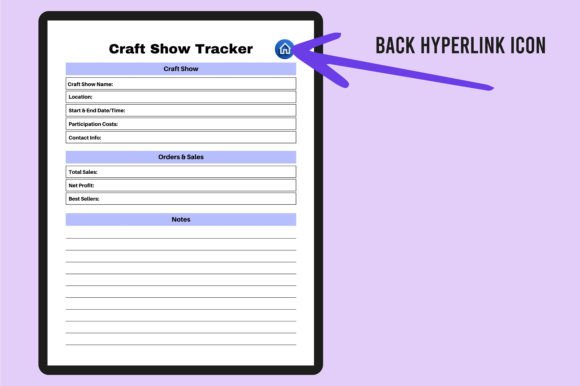 Craft Business Digital Planner (Editable)