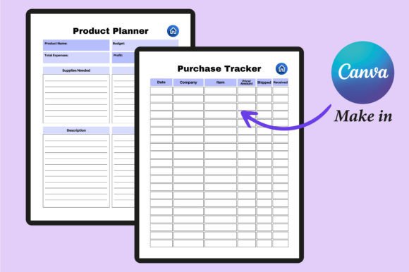 Craft Business Digital Planner (Editable)