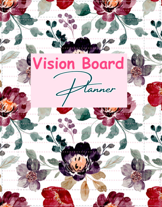 Vision Board Planner| Editable| PLR/MRR